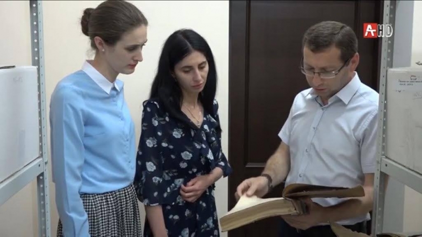 Видеоматериал АТ об Архивном Управлении Республики Абхазия.