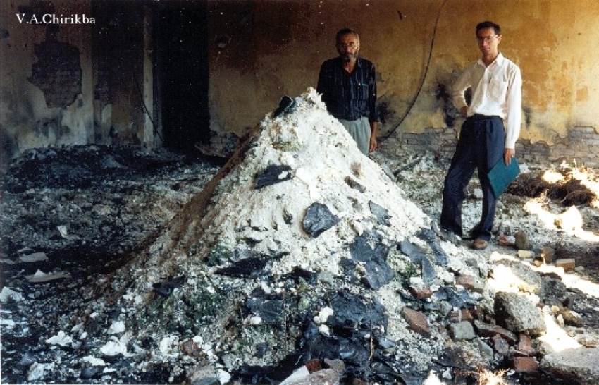 30 лет назад грузинскими властями были сожжены Госархив Абхазии и Абхазский НИИ истории, языка и литературы.